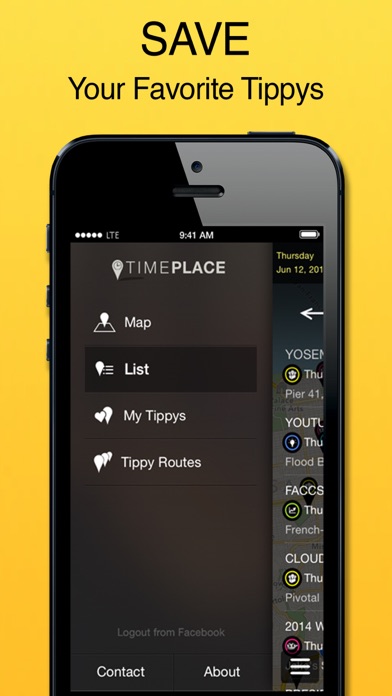 TimePlace — Save favorite Tippys